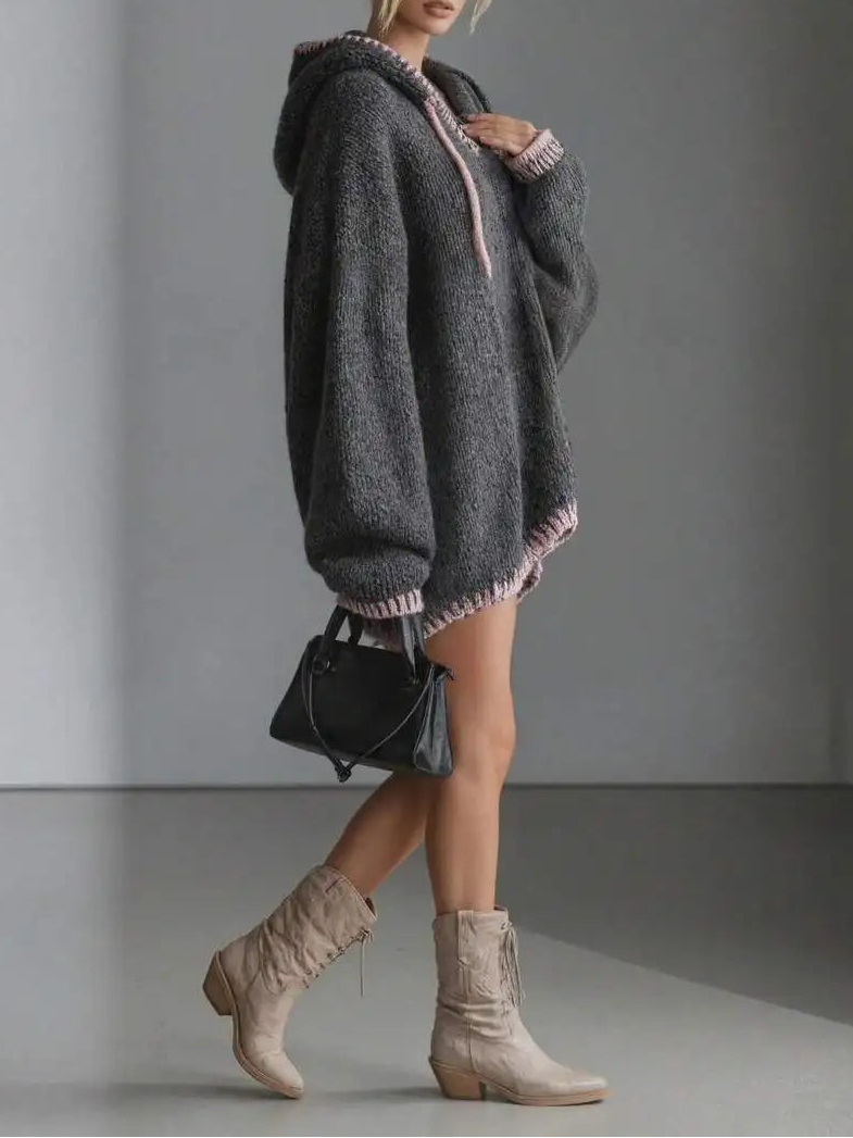 Hattie | Hooded Knit Sweater