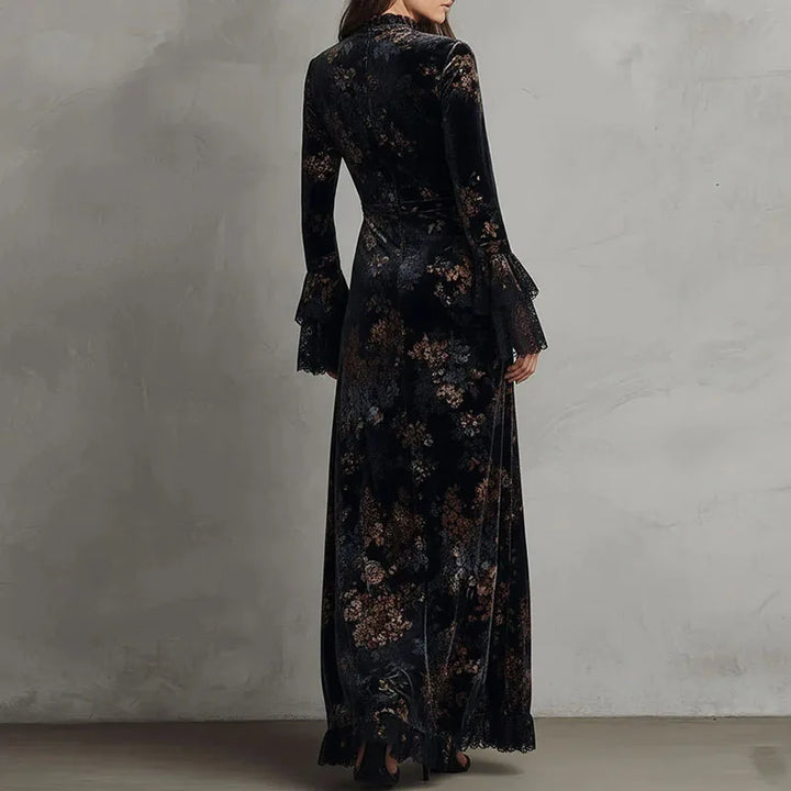 CLAIRE | FLORAL BELL-SLEEVE DRESS