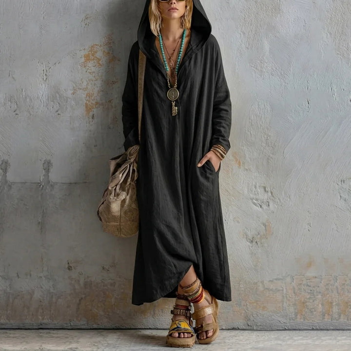 Karina | Hooded Maxi Dress