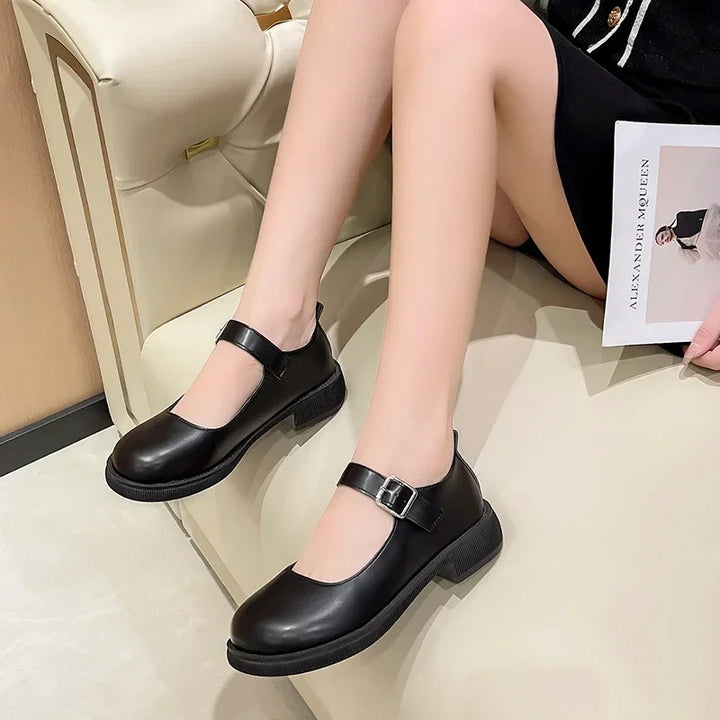 Sara | Round Toe Mary Janes