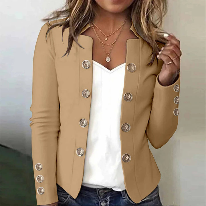 Ginny | Stand Collar Blazer