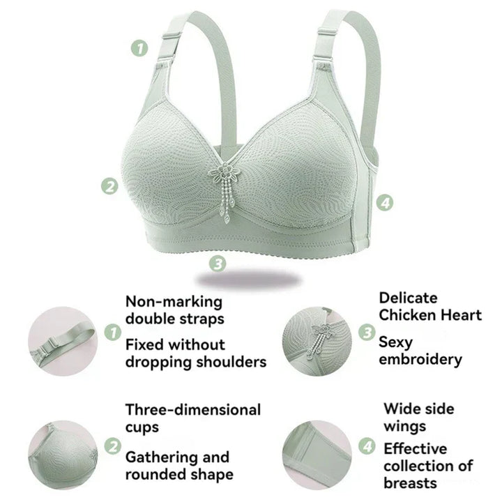 Zaria – Seamless Non-Wire Bra with Lace Detail