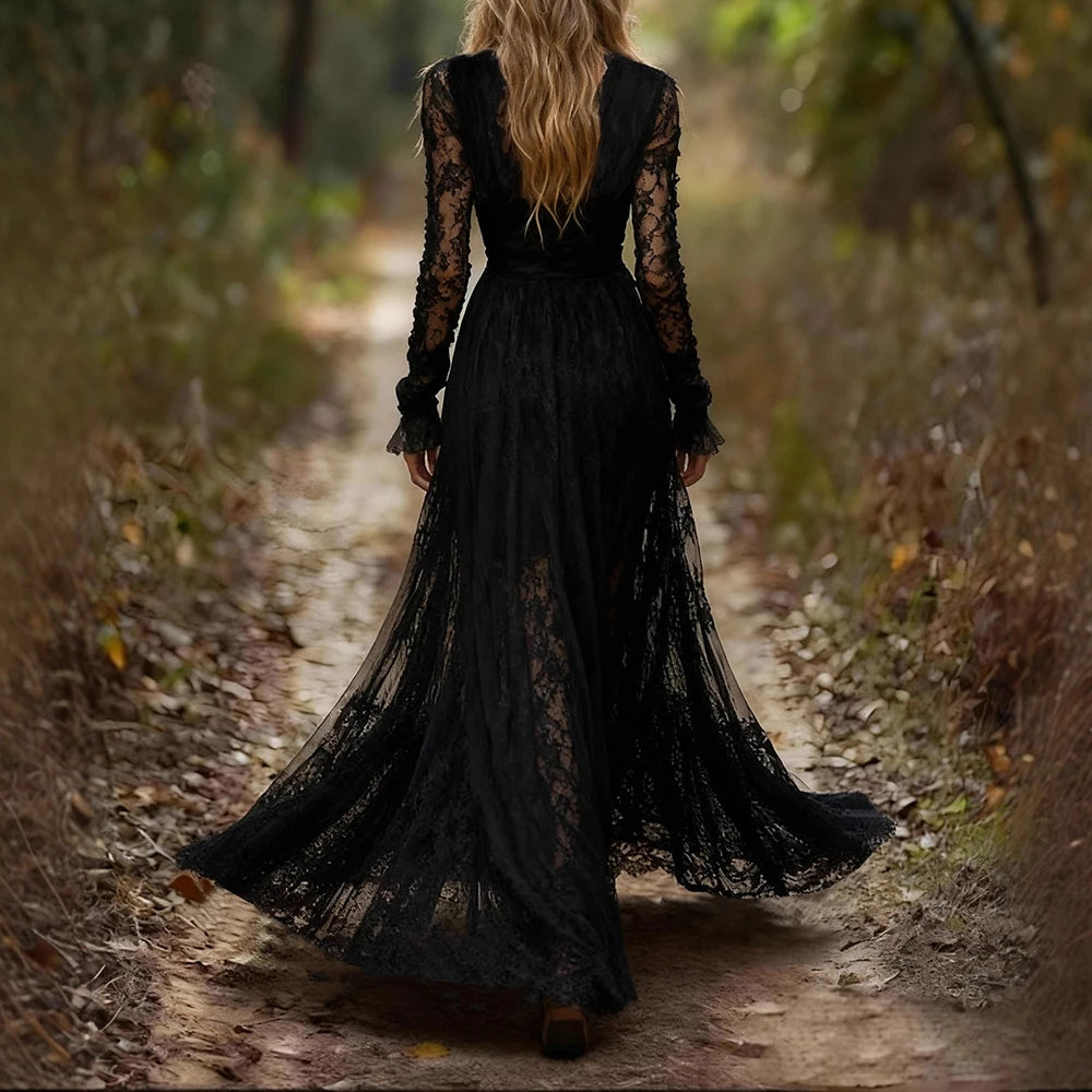 CYNTHIA | LACE MAXI DRESS