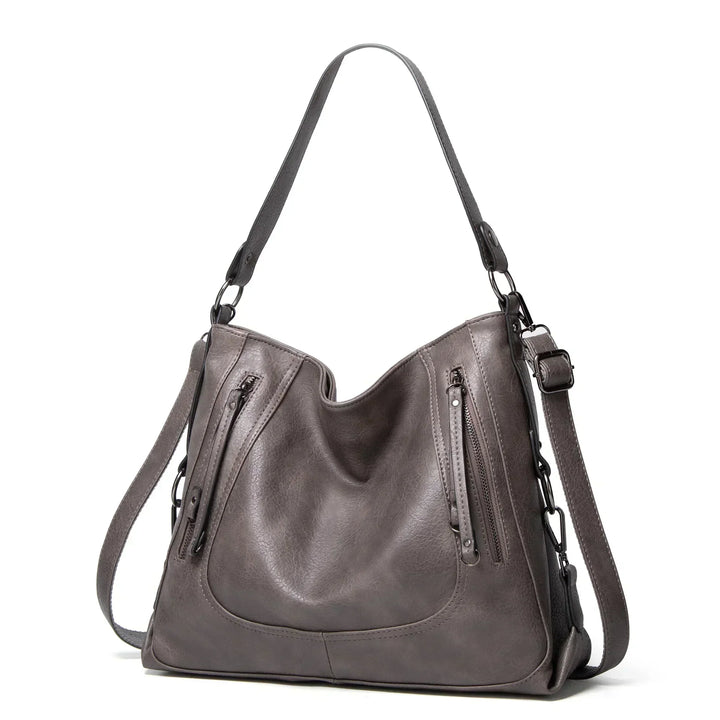 Evening Glow – Luxe Leather Shoulder Bag