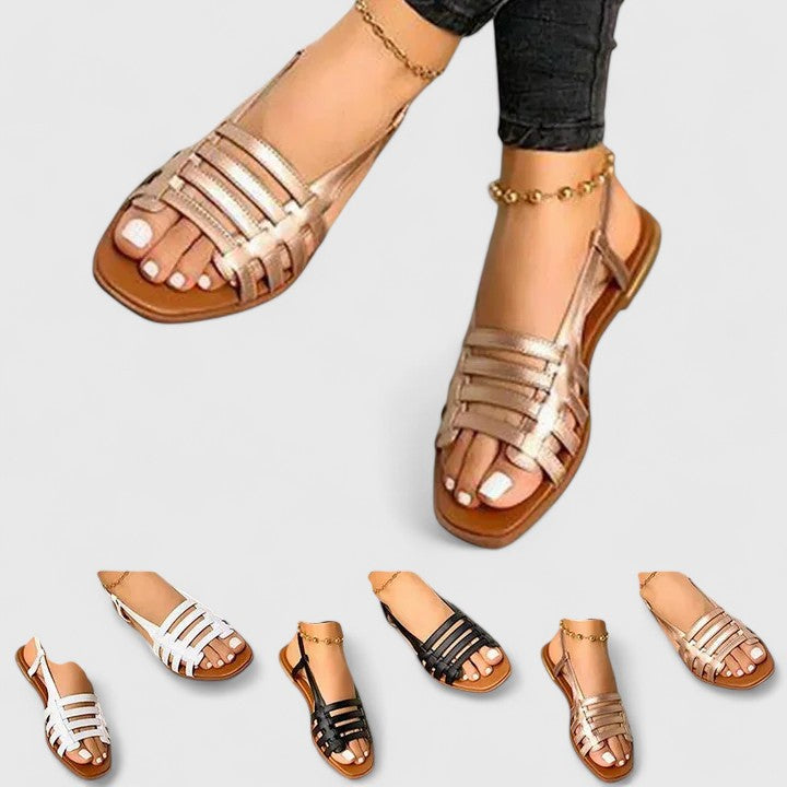 Loredana | Strappy Flat Sandals