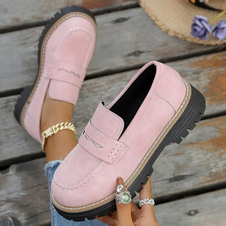 Ella | Lug Sole Loafers