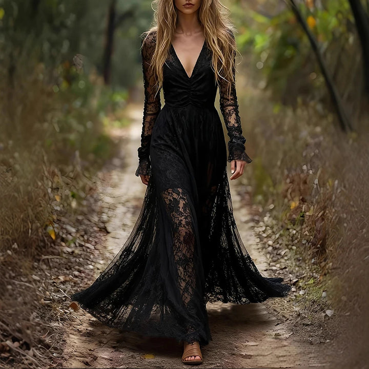 CYNTHIA | LACE MAXI DRESS