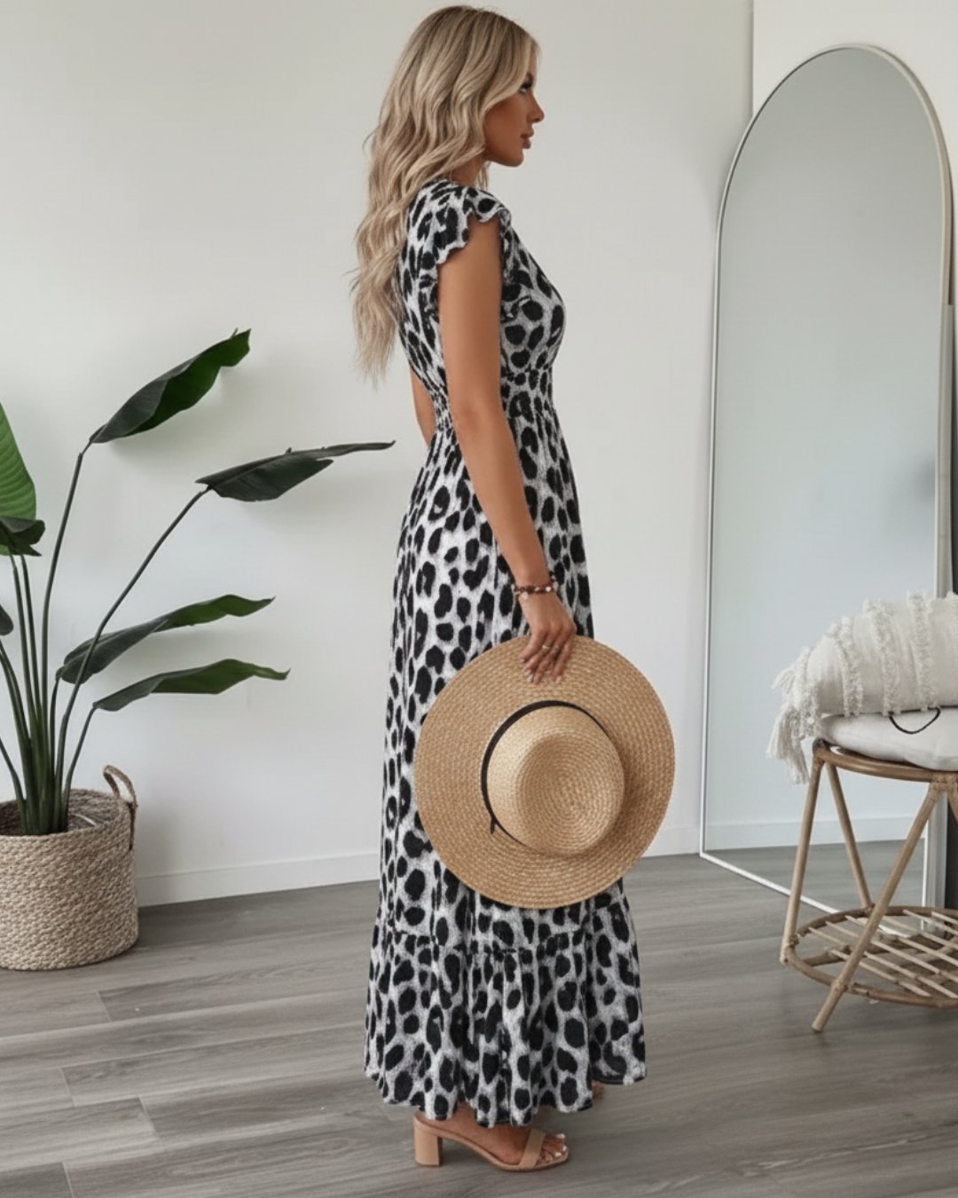 Judie™ Leopard Midi Dress