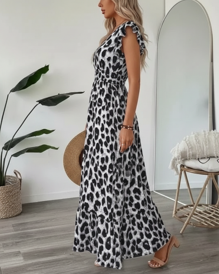 Judie™ Leopard Midi Dress