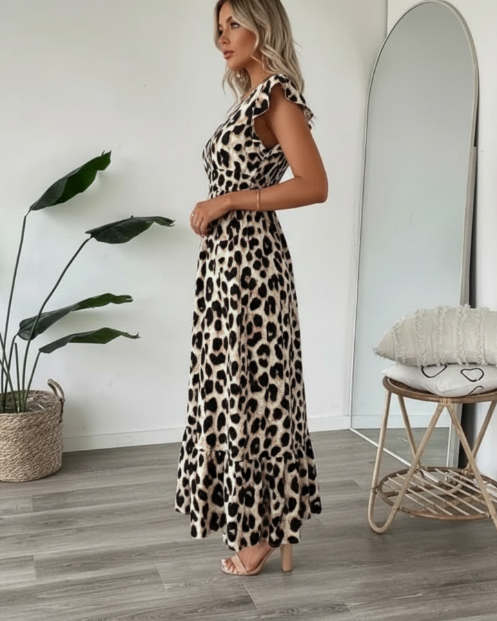 Judie™ Leopard Midi Dress