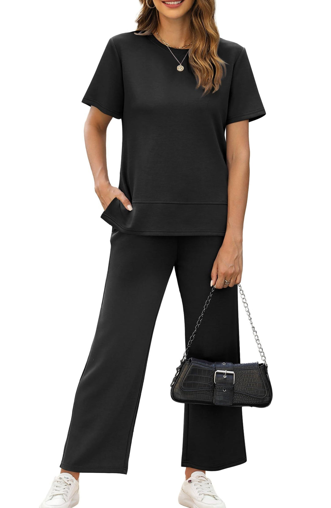 Carmel – Crewneck Tunic Lounge Set