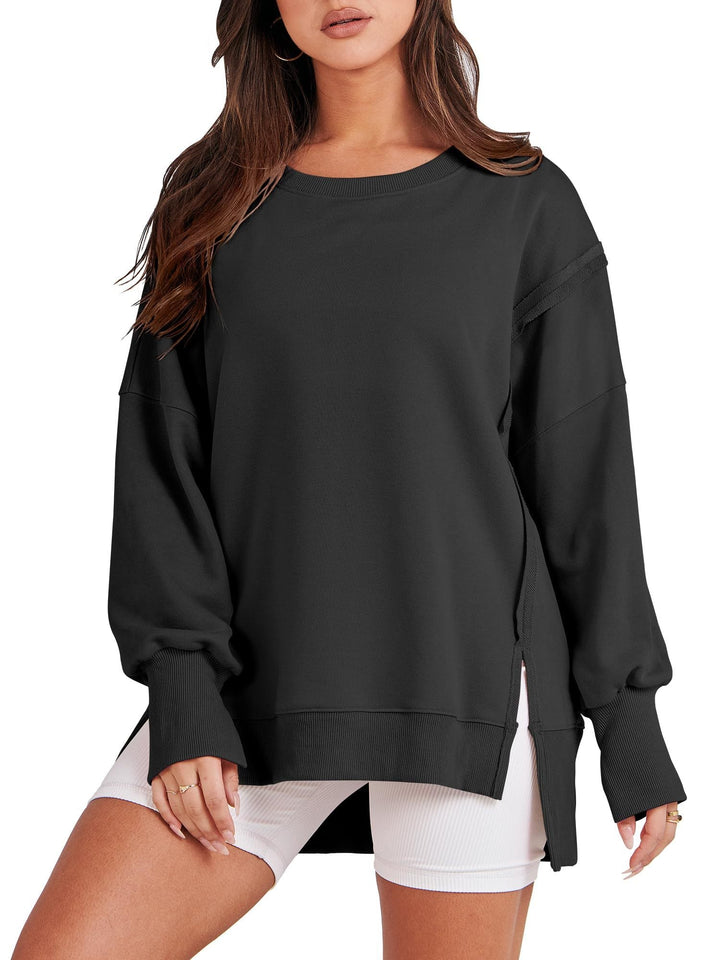 Rosie – Oversized Crew Neck Sweatshirt