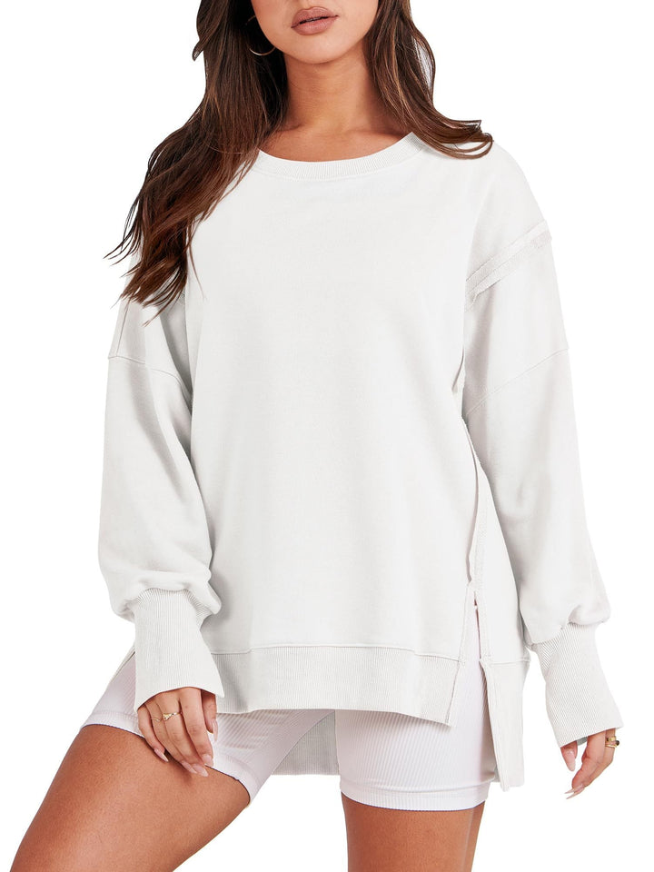 Rosie – Oversized Crew Neck Sweatshirt