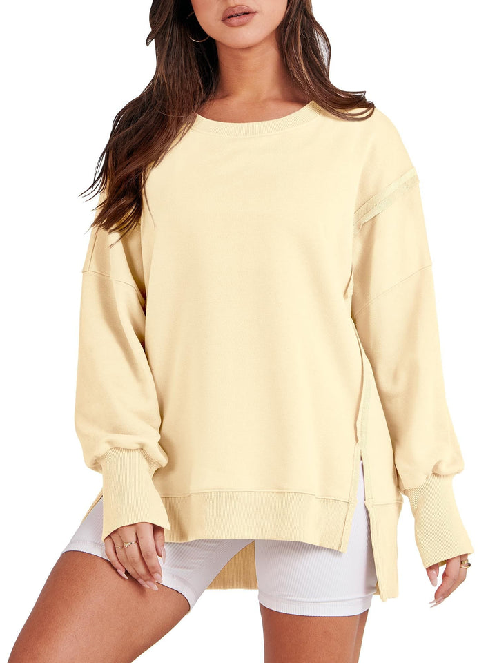Rosie – Oversized Crew Neck Sweatshirt