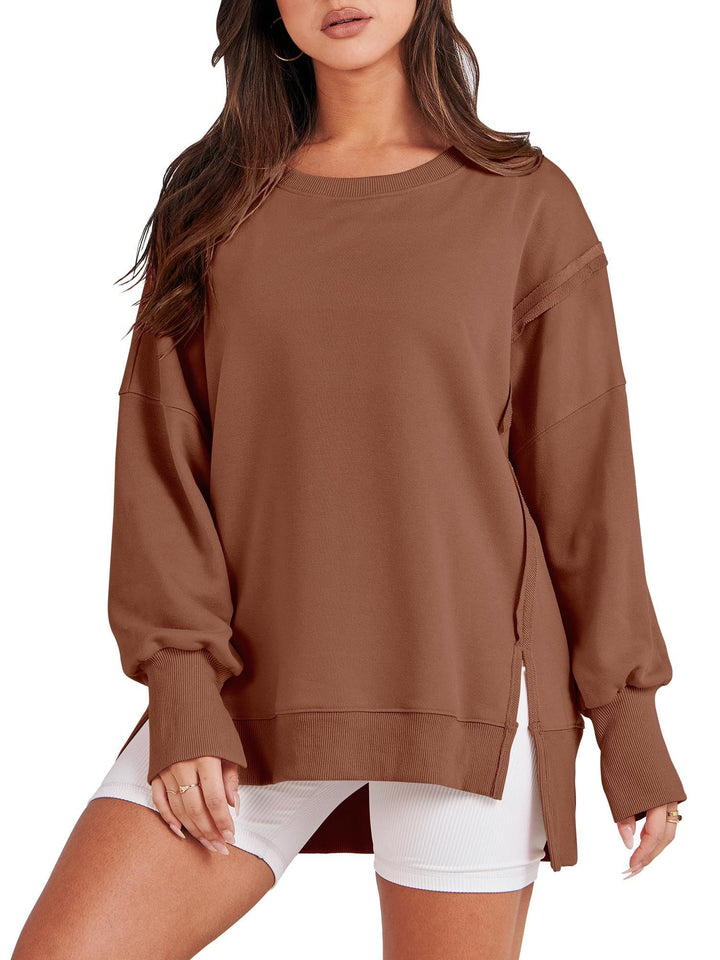 Rosie – Oversized Crew Neck Sweatshirt