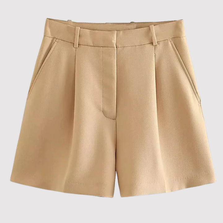 Beige high-waist women&