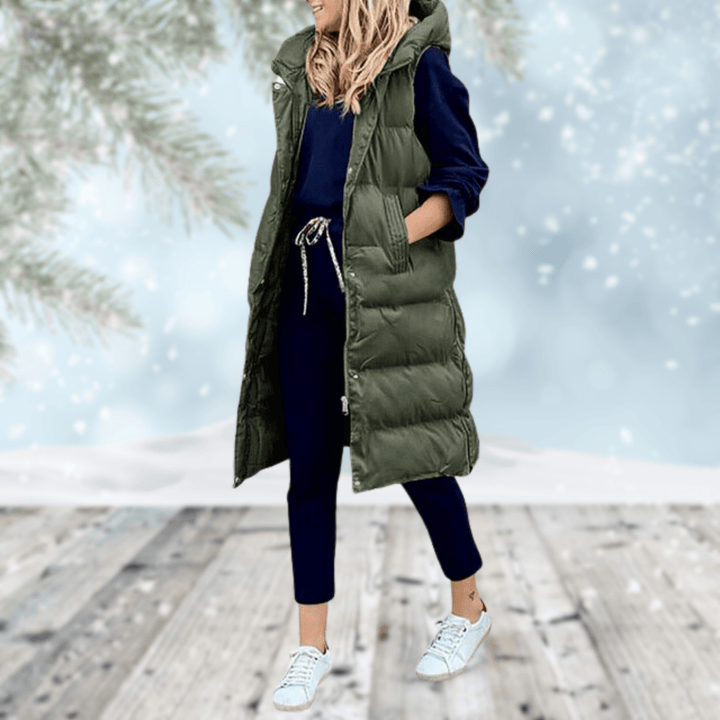 Evelyn – Longline Coat Sleek Tailored Silhouette