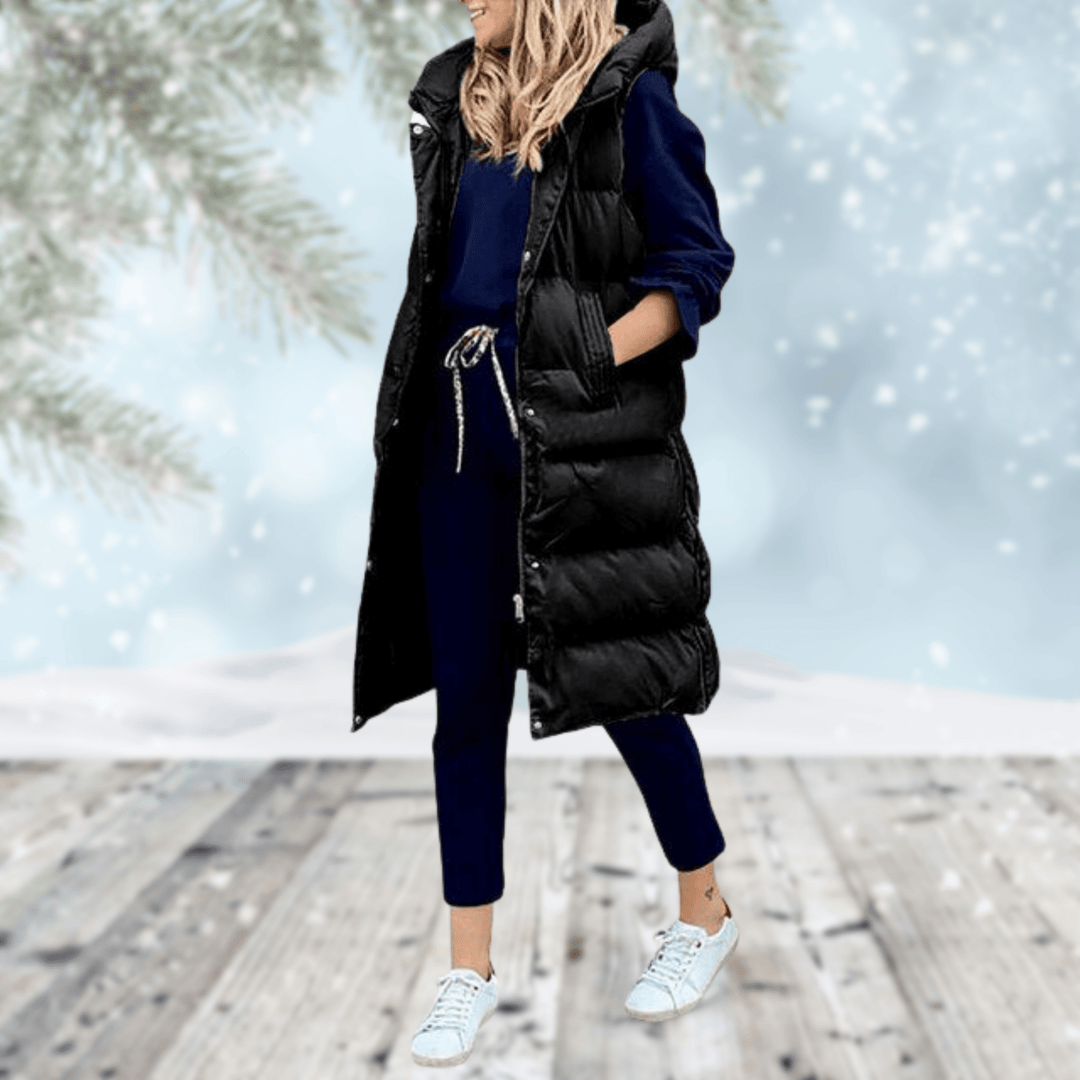 Evelyn – Longline Coat Sleek Tailored Silhouette