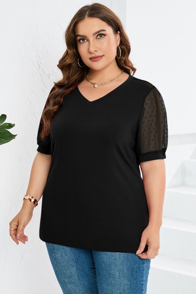 Helena – V-Neck Blouse in a Relaxed Fit