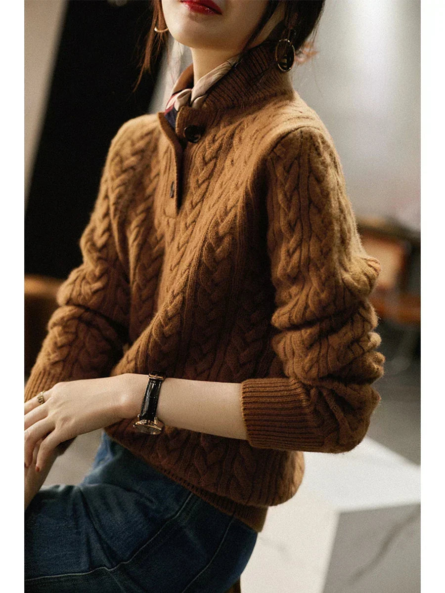 EVELYN | CABLE KNIT SWEATER