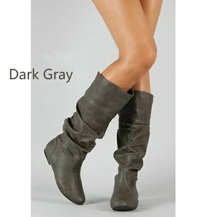 Tamara | Slouchy Mid-Calf Boots