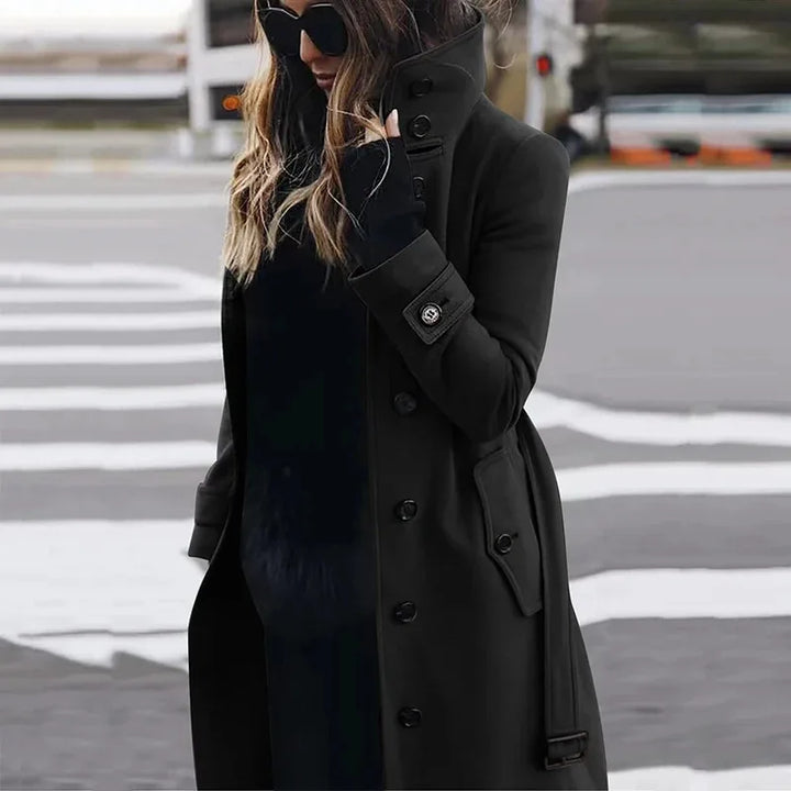 Dora | Belted Long Coat