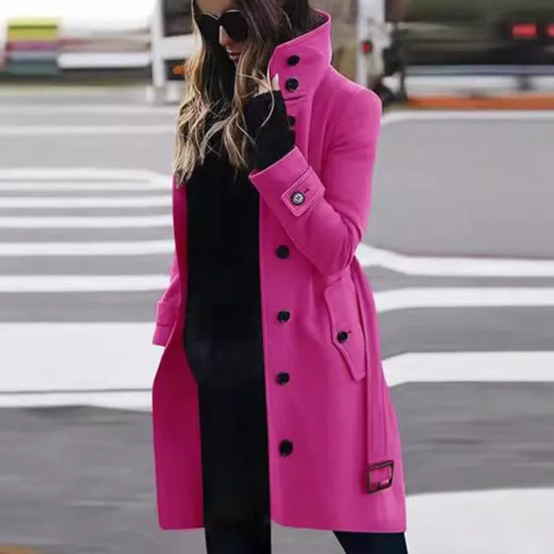 Dora | Belted Long Coat