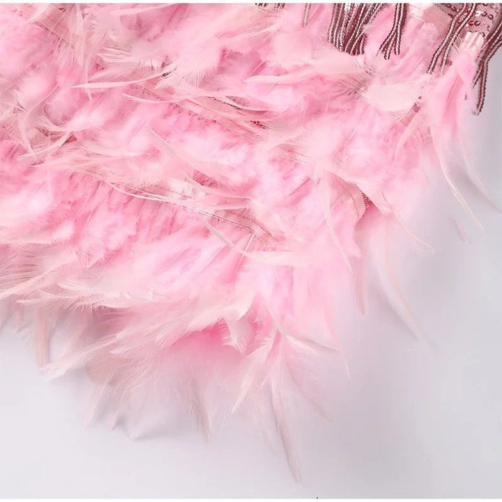 JANET | FRINGE MINI DRESS