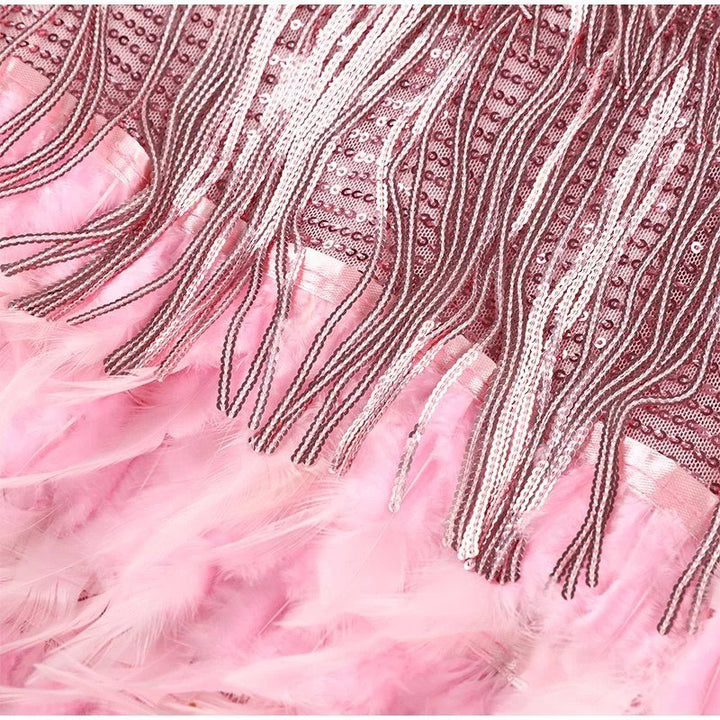 JANET | FRINGE MINI DRESS