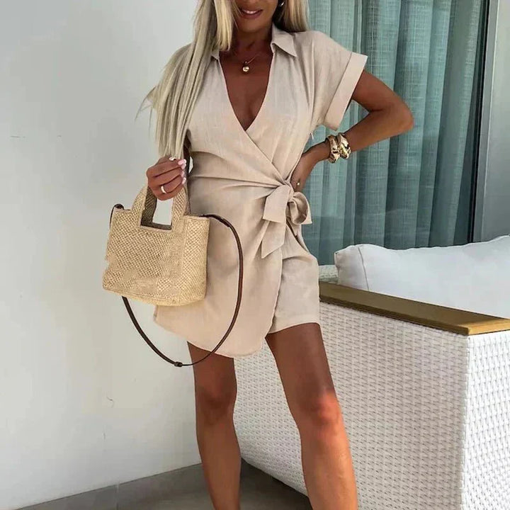 Mola – Self-Tie Waist Playsuit