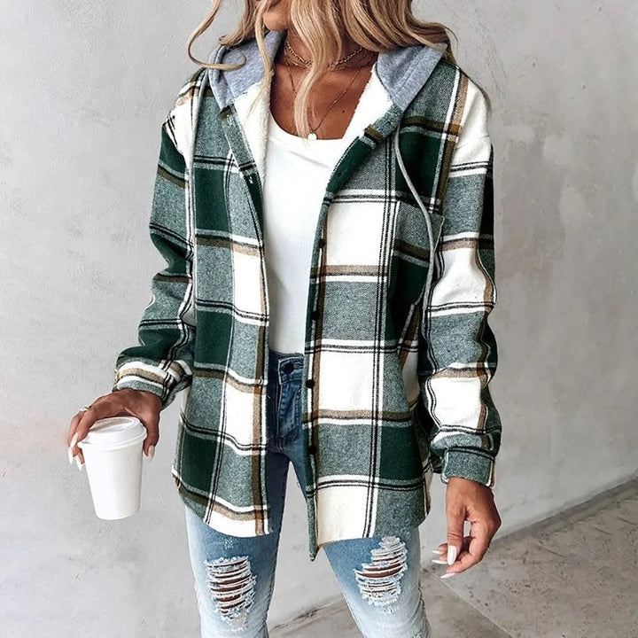 Padded Overshirt with Hood Ella