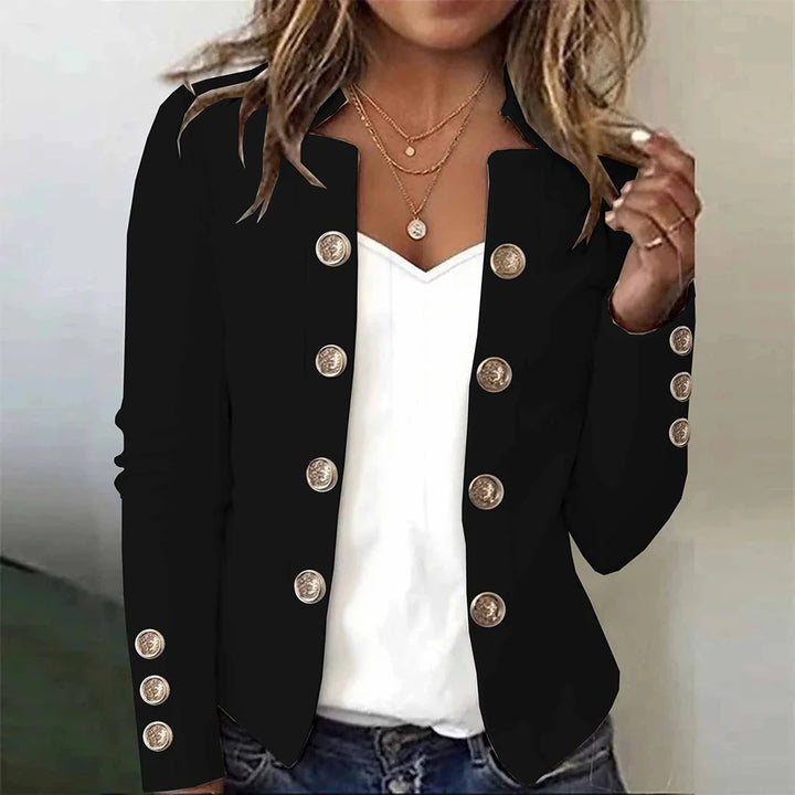Ginny | Stand Collar Blazer