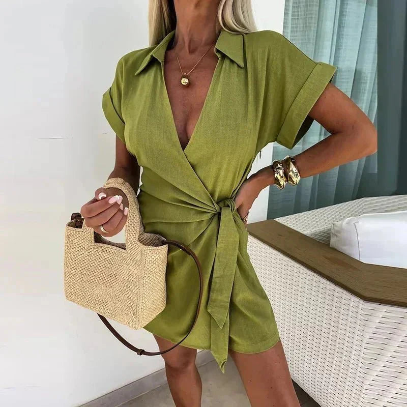 Mola – Self-Tie Waist Playsuit