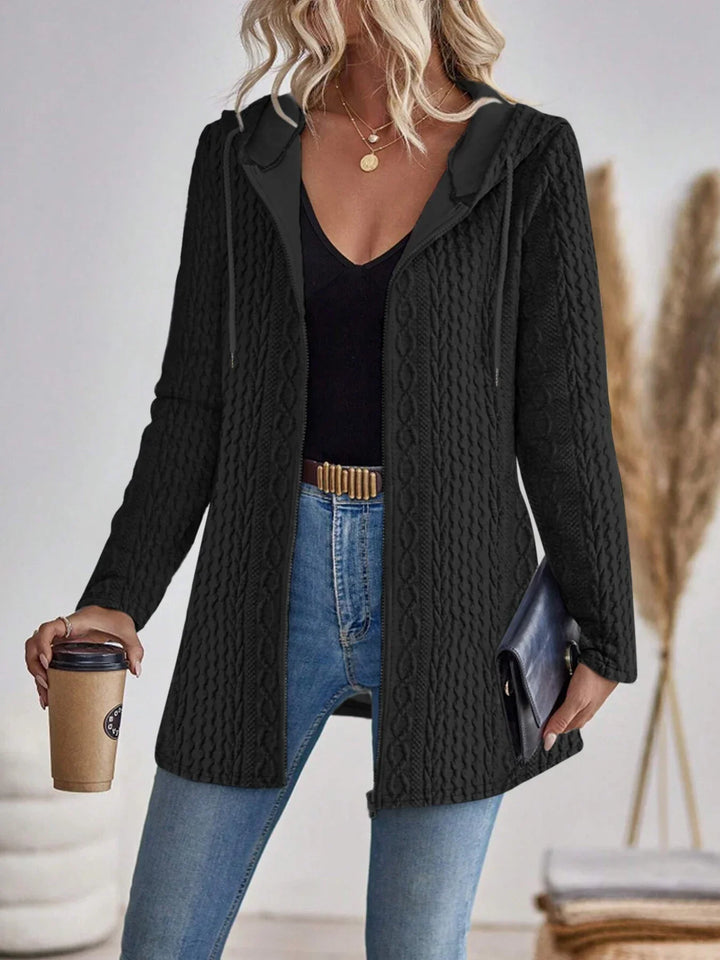 Althea | Hooded Knit Cardigan