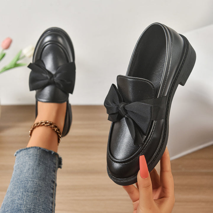 Veronica | Bow Loafers