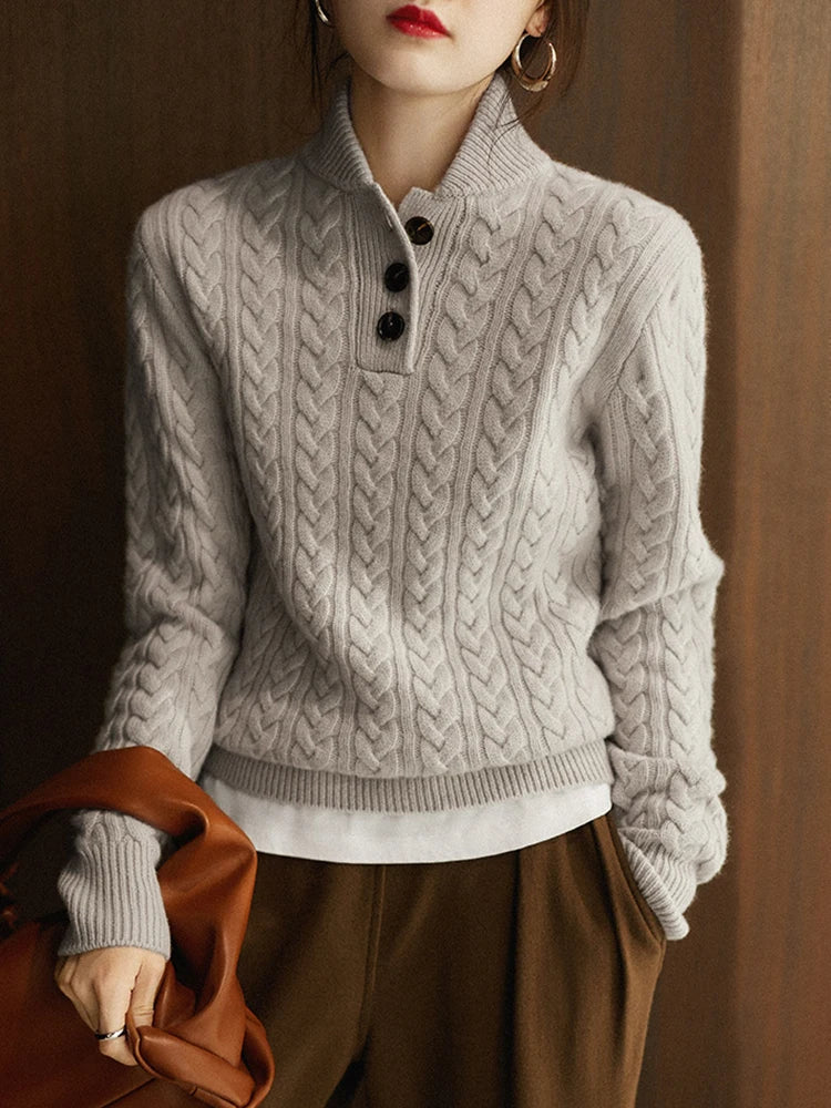 EVELYN | CABLE KNIT SWEATER