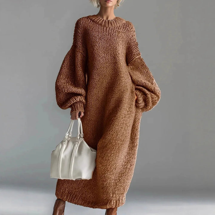 Leslie | Chunky Knit Sweater Dress
