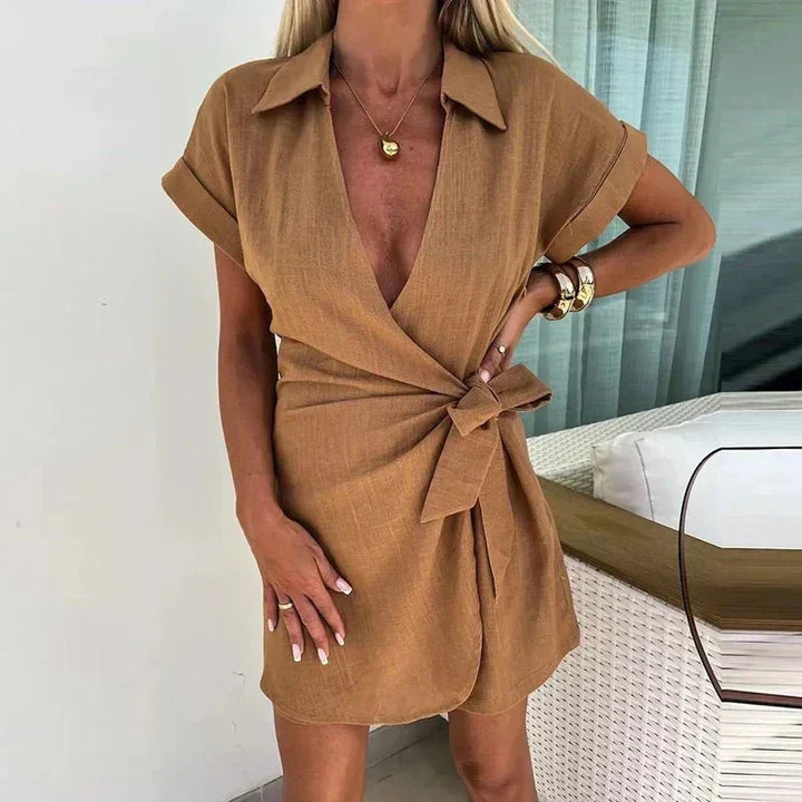 Mola – Self-Tie Waist Playsuit