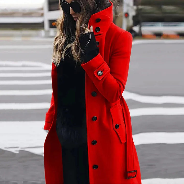Dora | Belted Long Coat