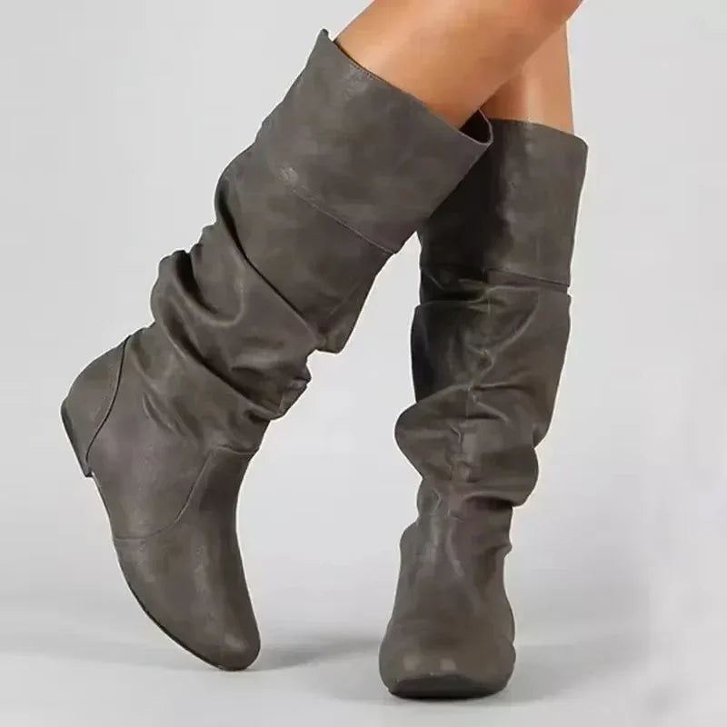 Tamara | Slouchy Mid-Calf Boots
