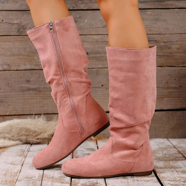 Edna | Slouchy Flat Boots