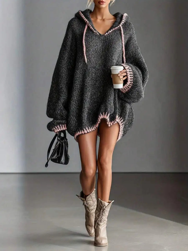 Hattie | Hooded Knit Sweater