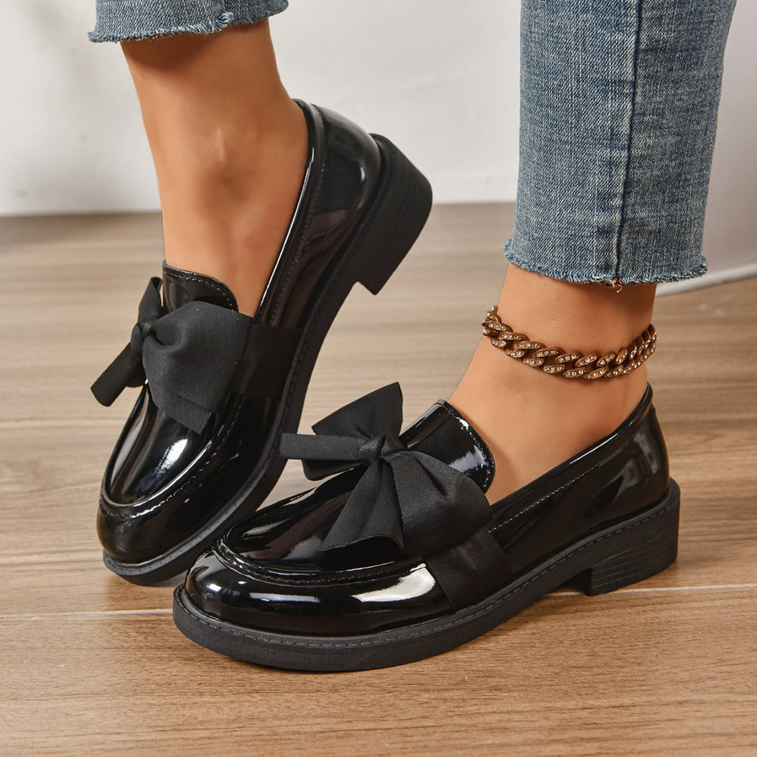 Veronica | Bow Loafers