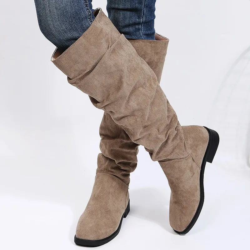 Yvette | Slouchy Knee High Boots