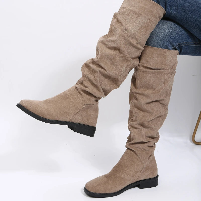 Yvette | Slouchy Knee High Boots