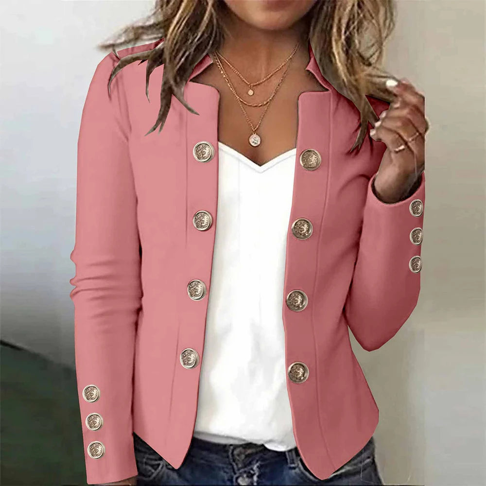 Ginny | Stand Collar Blazer