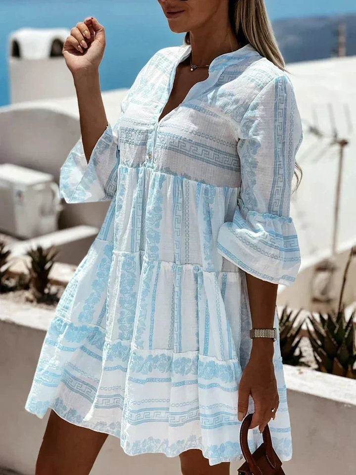 Claire – Boho Tunic V-neck Flowy