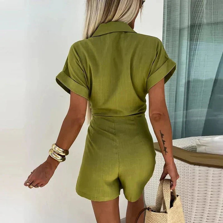 Mola – Self-Tie Waist Playsuit
