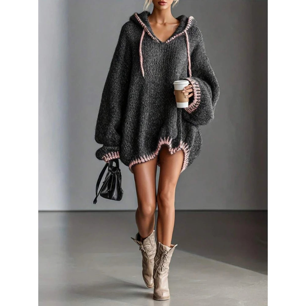 Hattie | Hooded Knit Sweater