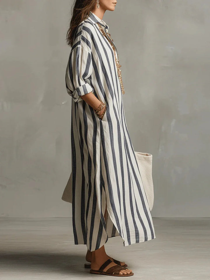 Amaris | Relaxed Striped Maxi Dress